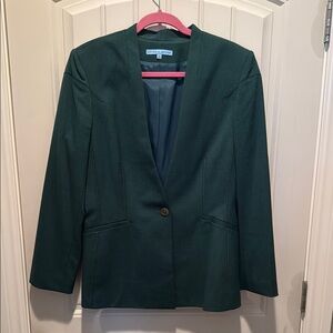 ANTONIO MELANI Green Blazer Professional Suit Jacket